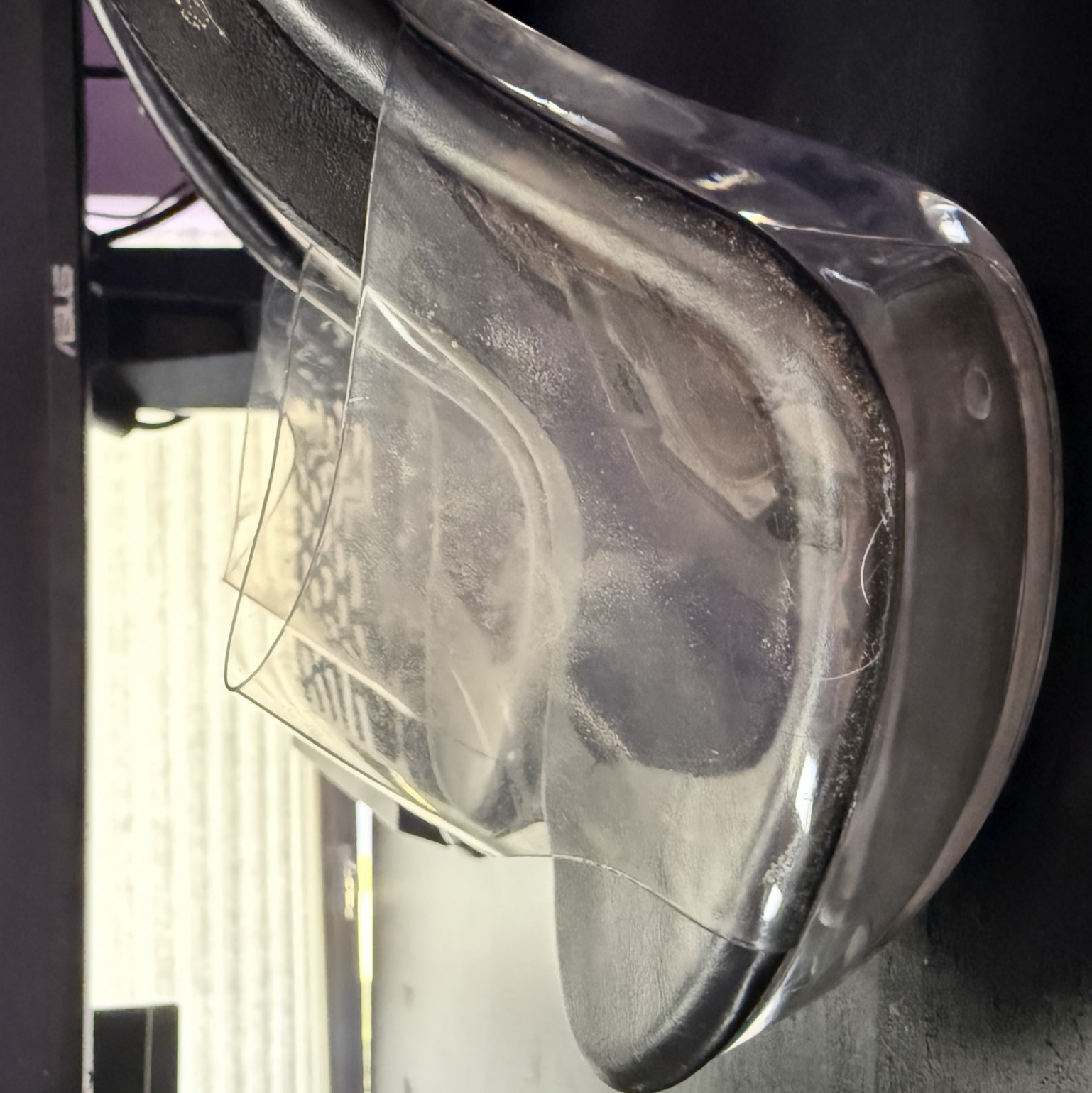 Filthy 5 Inch Clear Heels